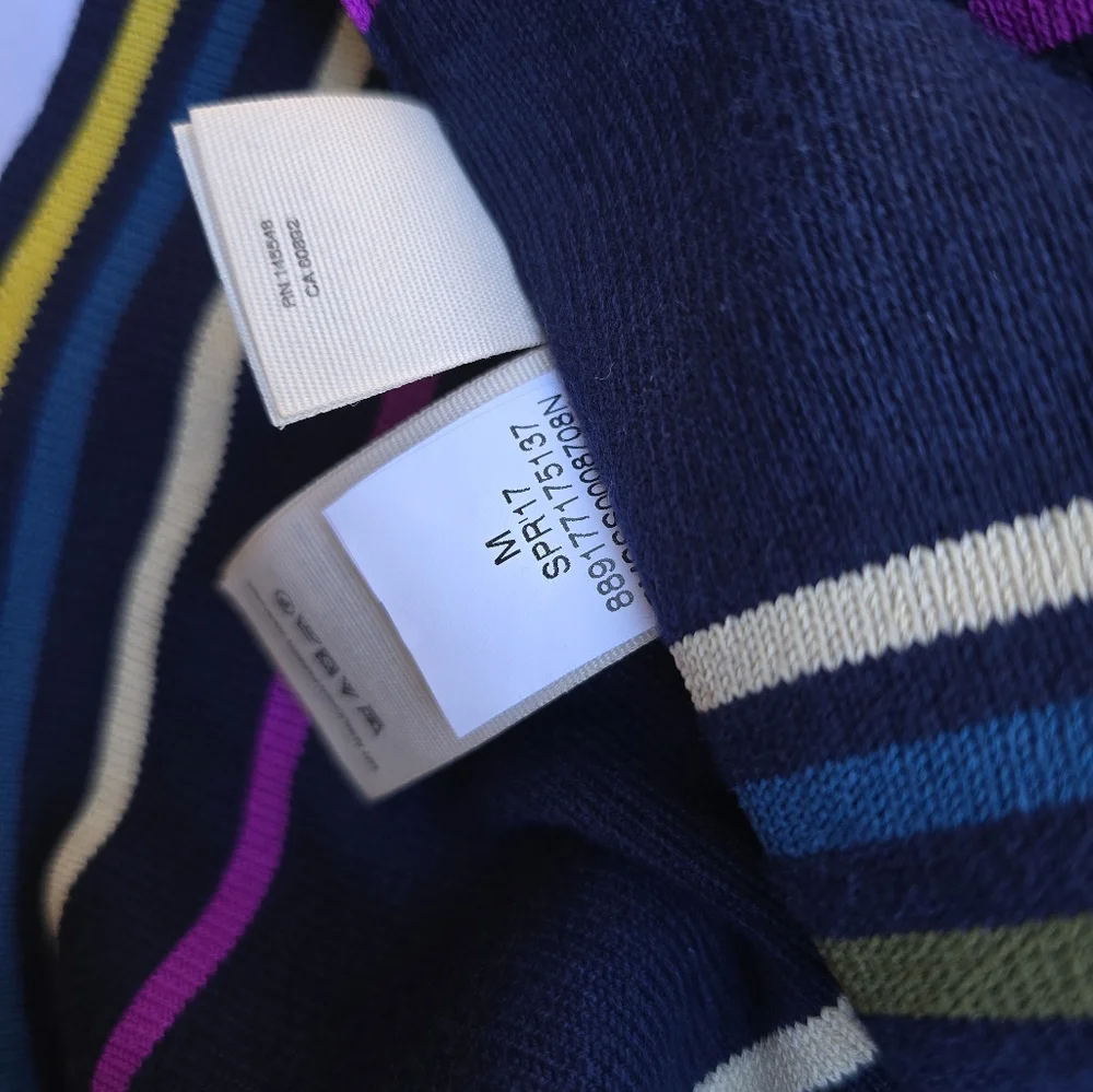 Rachel‎ Roy Striped Navy skirt Sz M - Picture 5 of 6